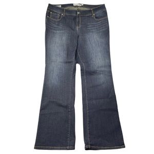 Torrid relaxed boot tall jeans blue dark stretch plus size curvy classic neutral